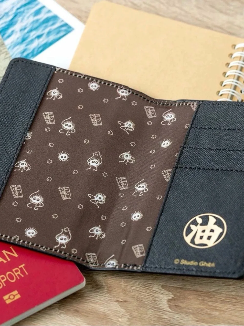 Studio Ghibli No-Face Passport Holder
